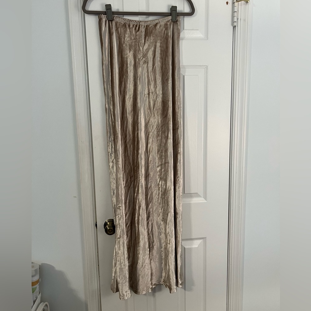 Twelfth Street by Cynthia Vincent strapless dress or long skirt Gold size M EUC